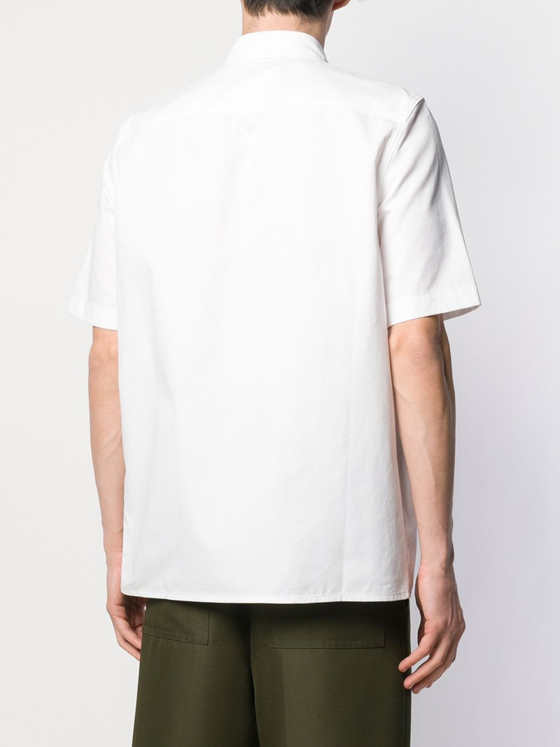 logo side-stripe shirt 4