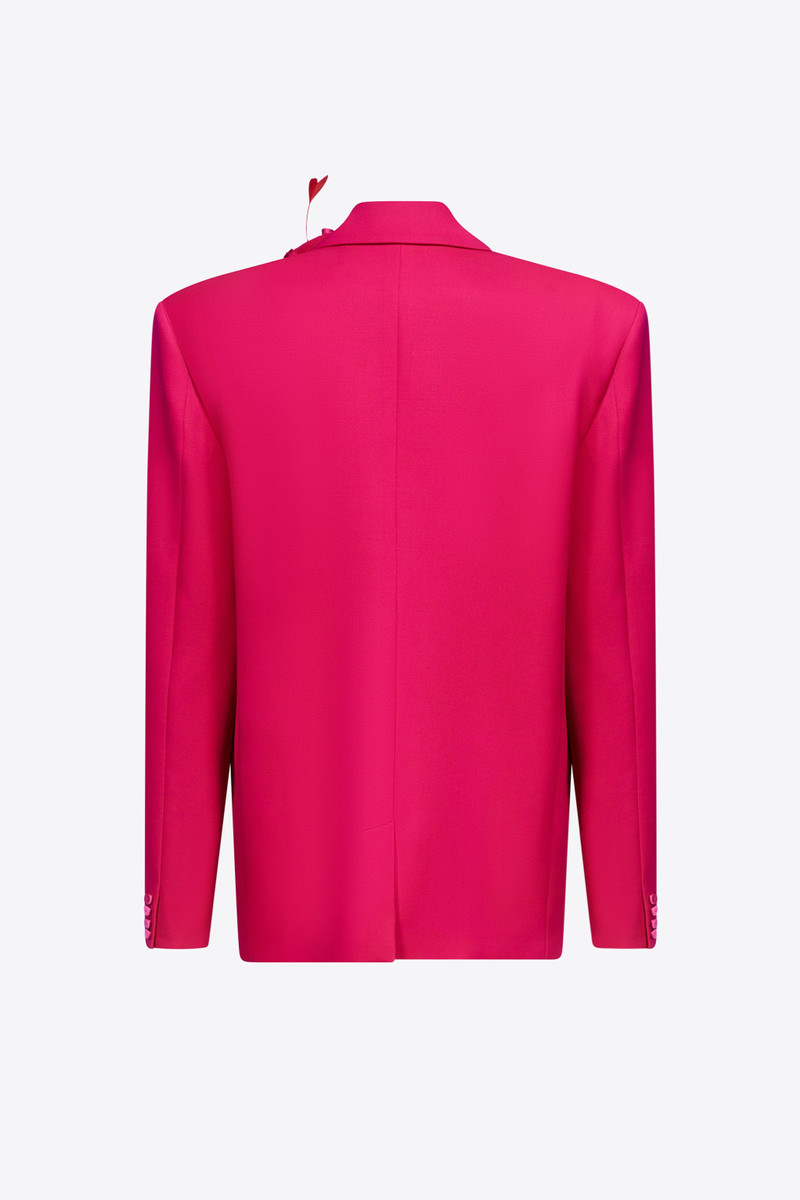 AREA FLOWER CORSAGE OVERSIZED BLAZER outlook