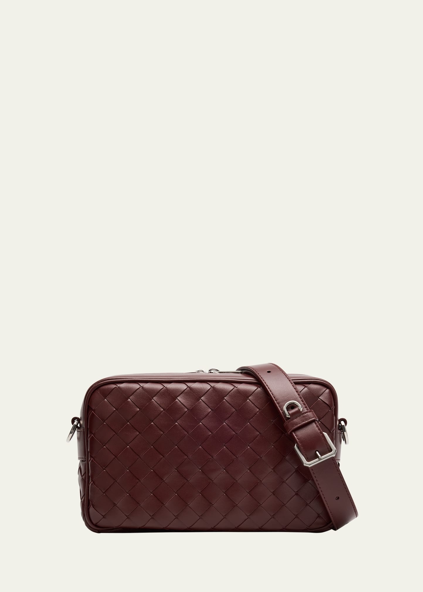 Men's Intrecciato Small Crossbody Bag - 1