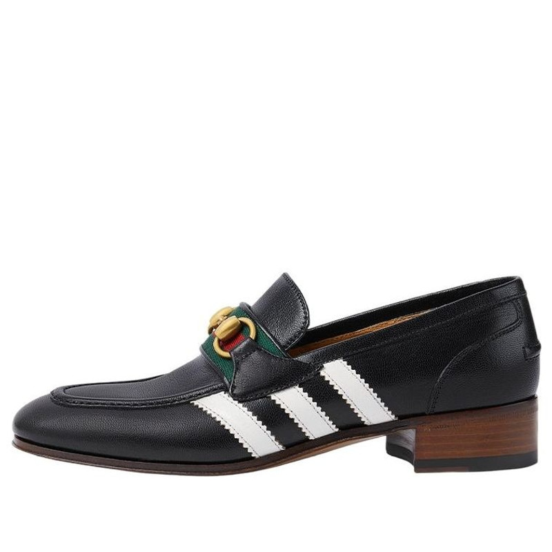 (WMNS) Gucci x Adidas Loafer 'Black Leather' 702284-1DOQ0-1061 1