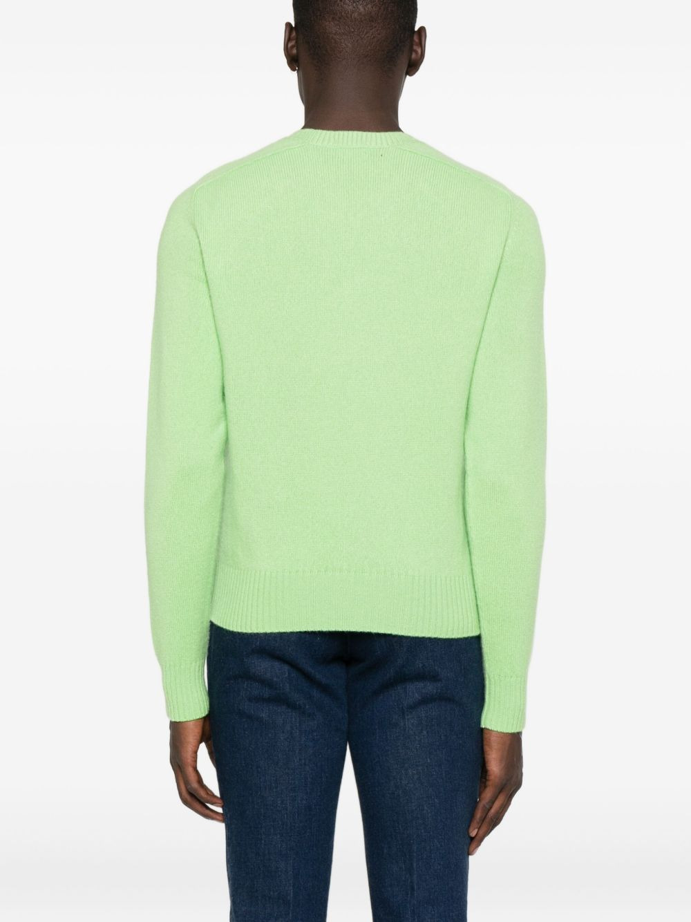 raglan-sleeve crew-neck sweater - 4