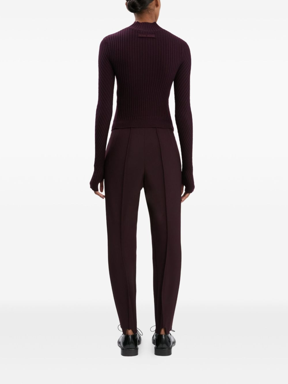 split-hem trousers - 4