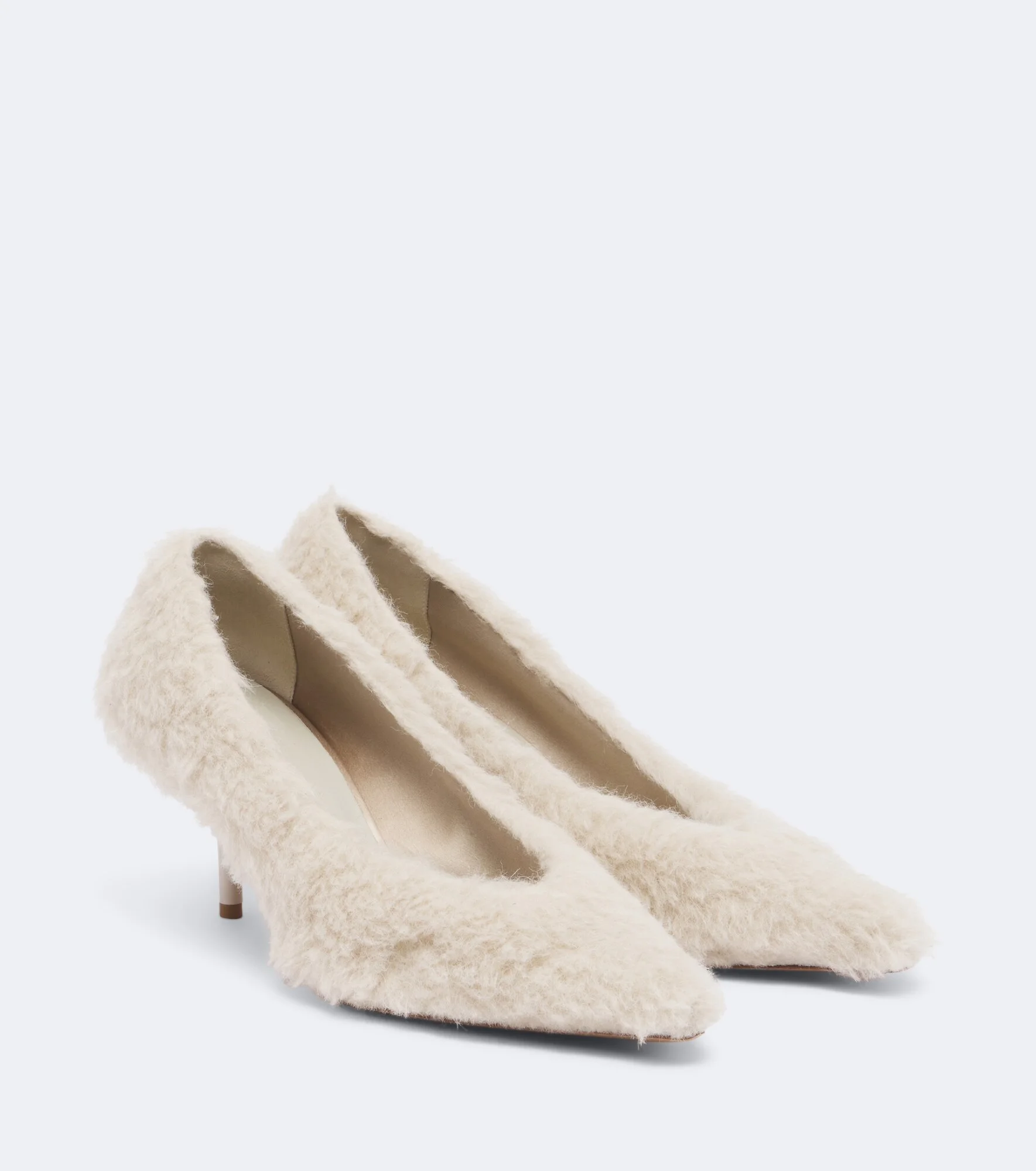 Shearling pumps - 1