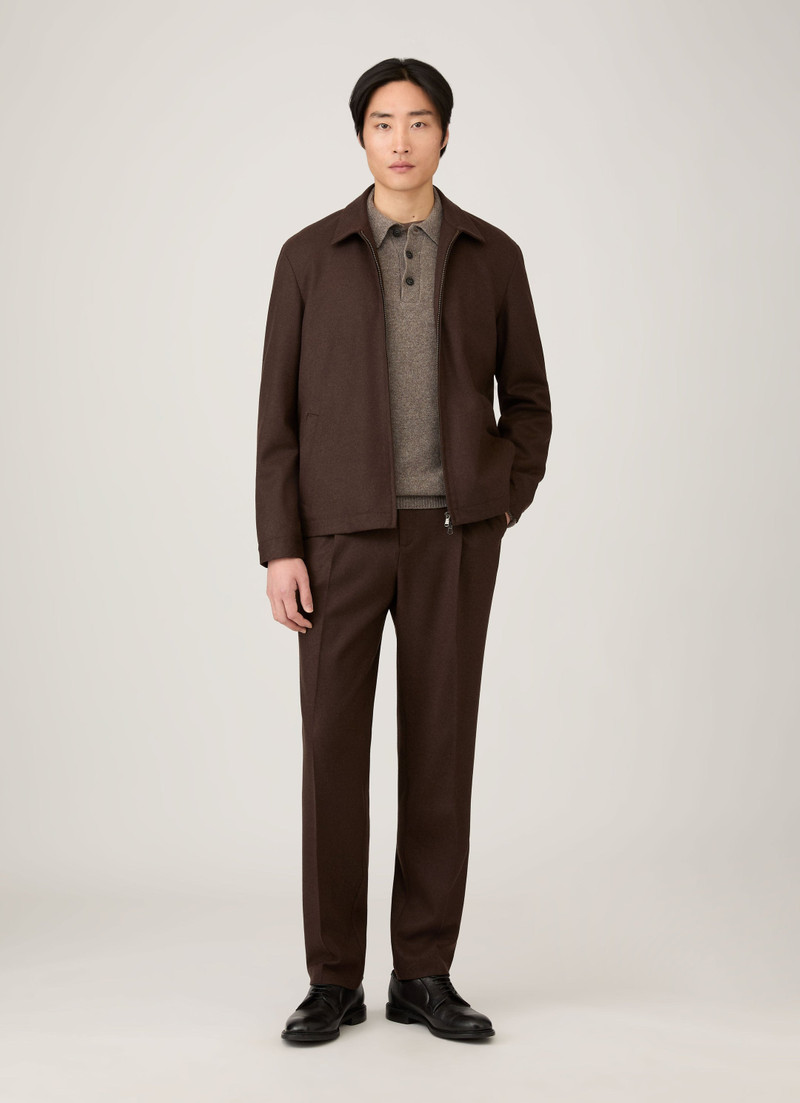 Sunspel Lambswool Polo Shirt outlook