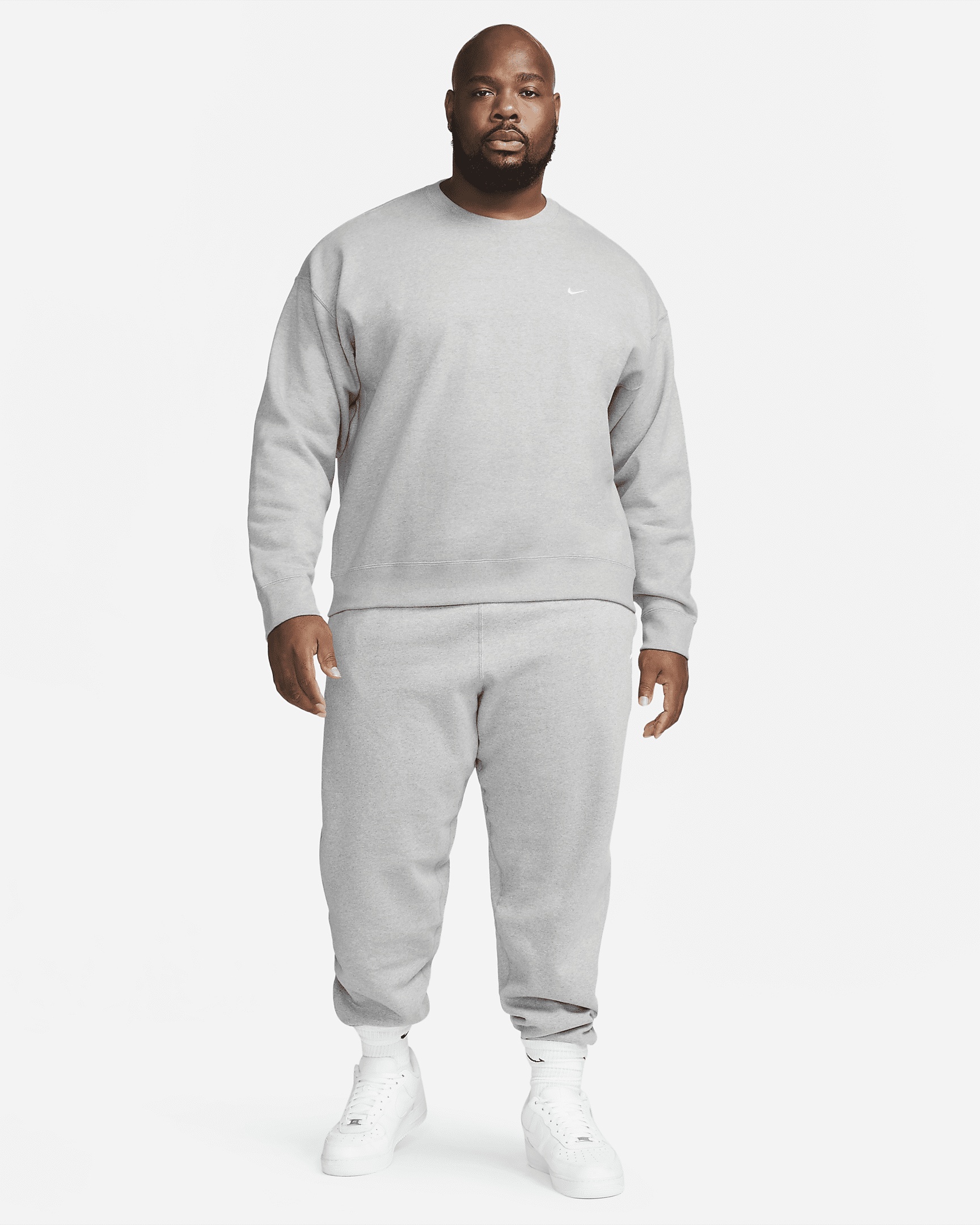 Nike Men's Solo Swoosh Fleece Crew - 8