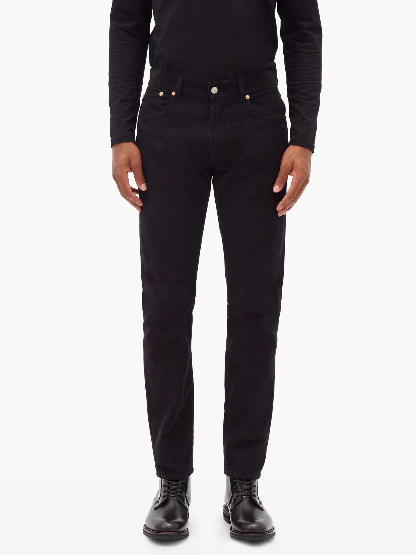 Longton cotton-corduroy slim-leg trousers - 6