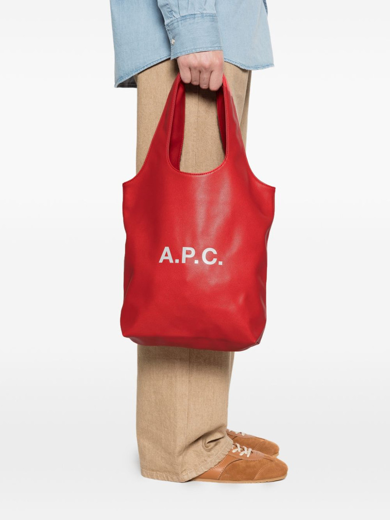 A.P.C. logo-print tote bag outlook