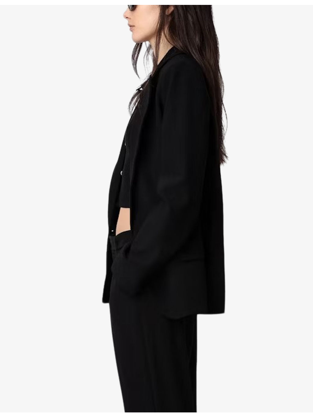 Voyage single-breasted woven jacket - 3
