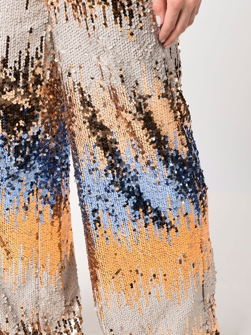 Gothic Plein sequin wide trousers 5