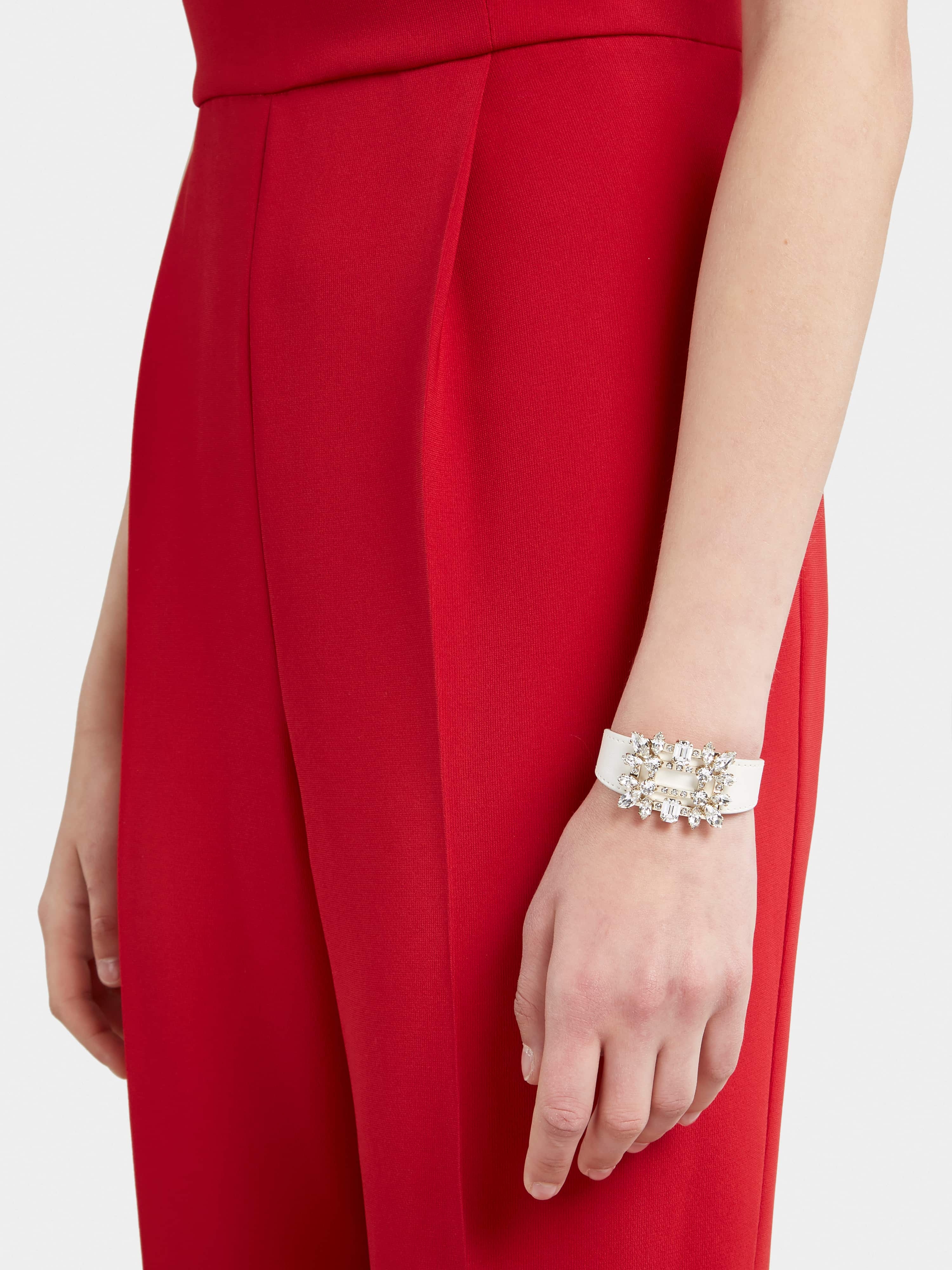 Broche Vivier Buckle Bracelet in Leather - 2