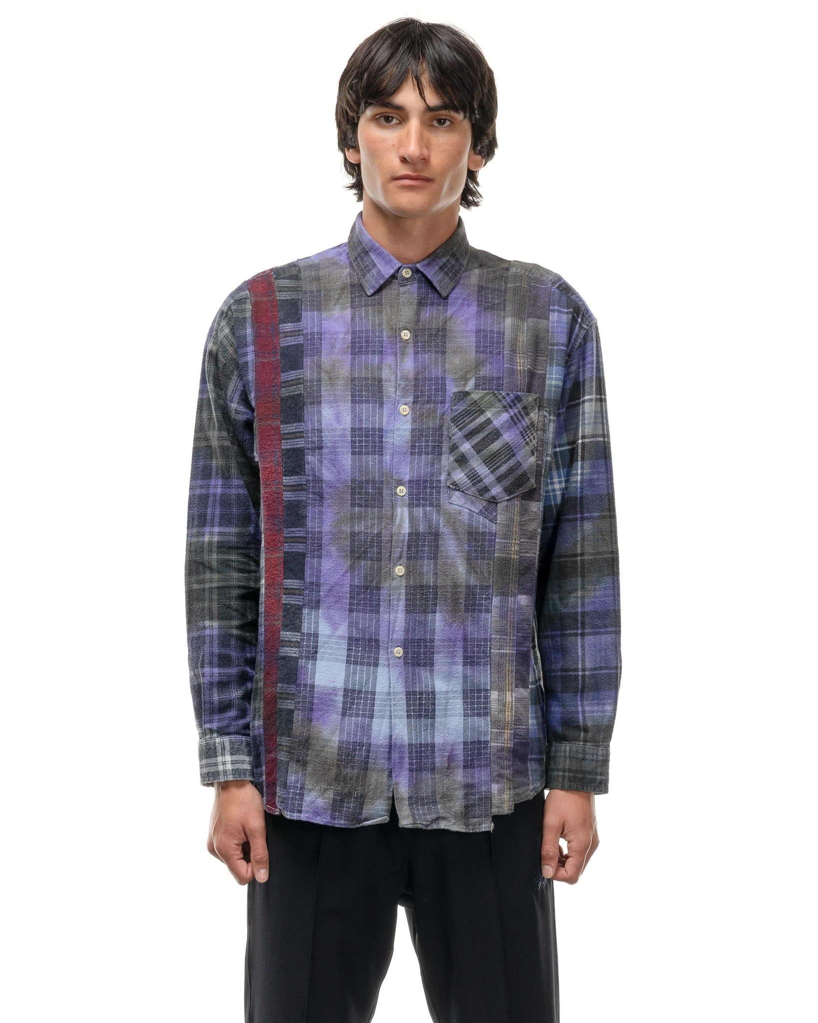 FLANNEL SHIRT -> 7 CUTS SHIRT / TIE DYE ASSORTED - 3