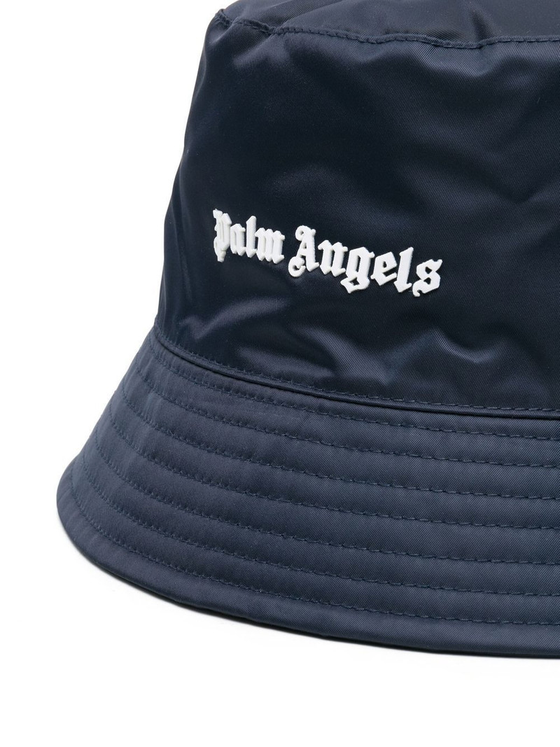Palm Angels lettering logo bucket hat outlook