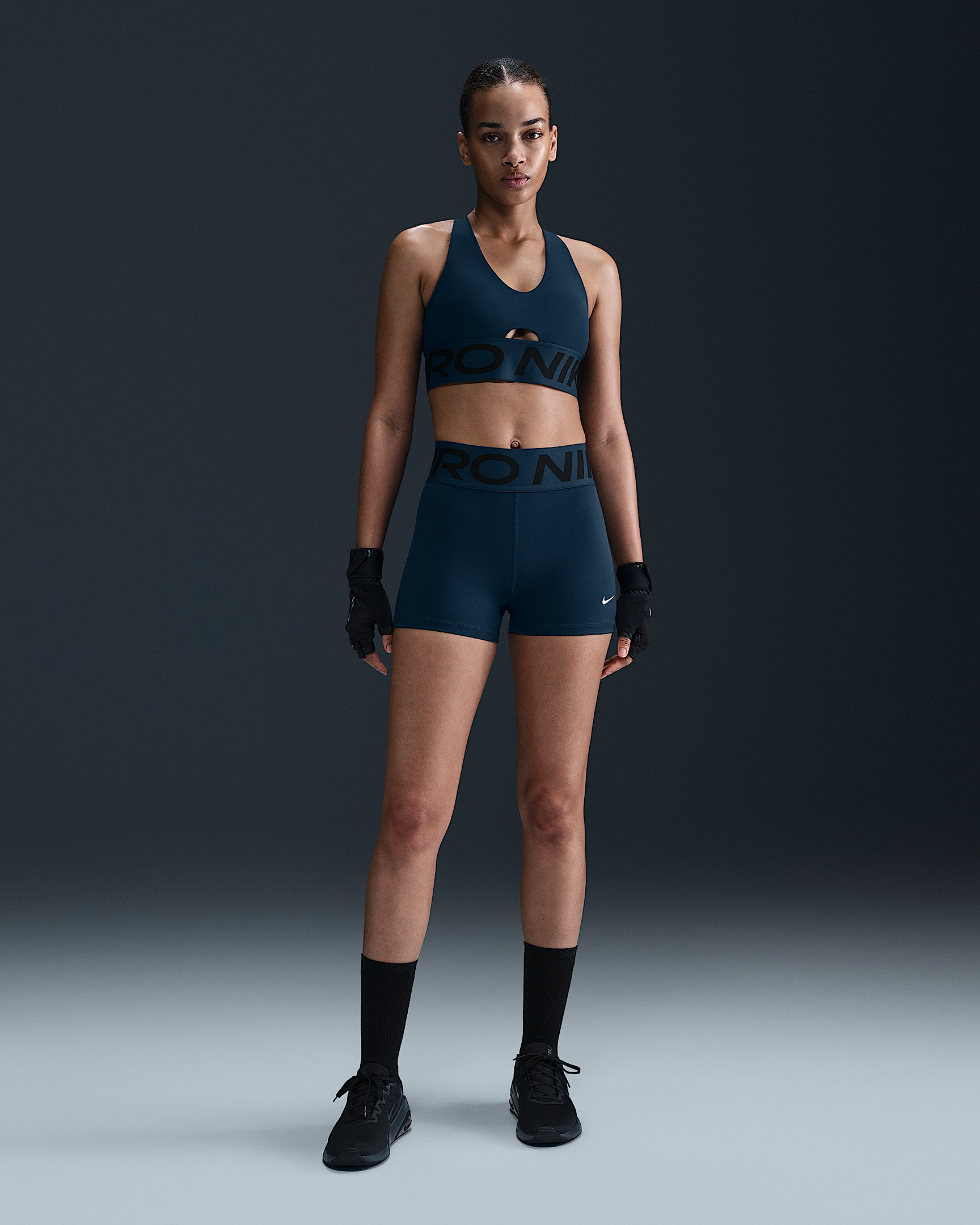 Nike Pro Sculpt Women's High-Waisted 3" Biker Shorts - 1