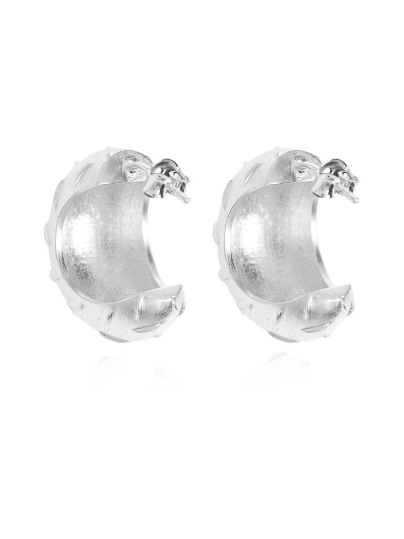 textured hoop earrings 4