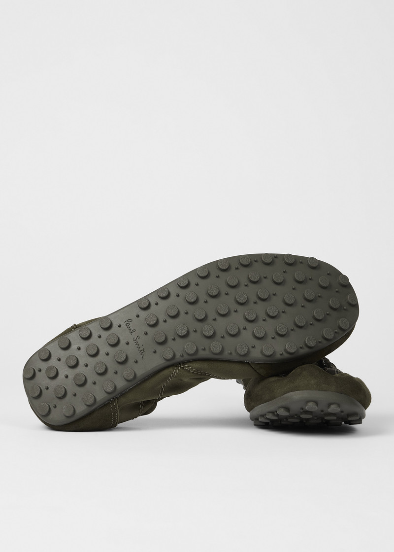 Paul Smith Women's Khaki 'Laguna' Ballet Flats outlook