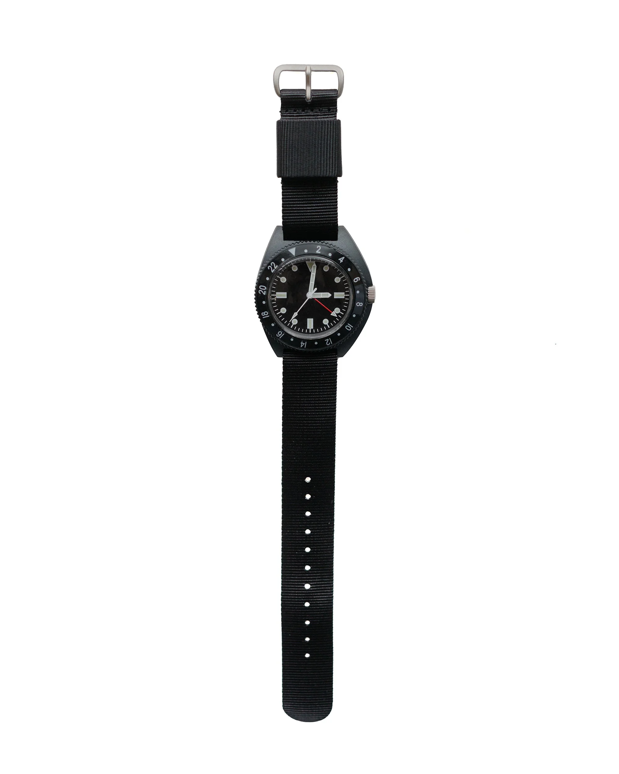 MIL Travel Watch Type-P24 Black - 1