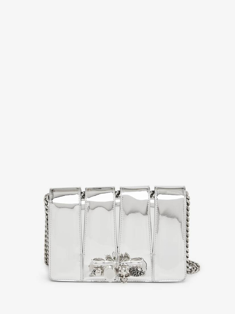 Women's The Slash Bag in Silver 1