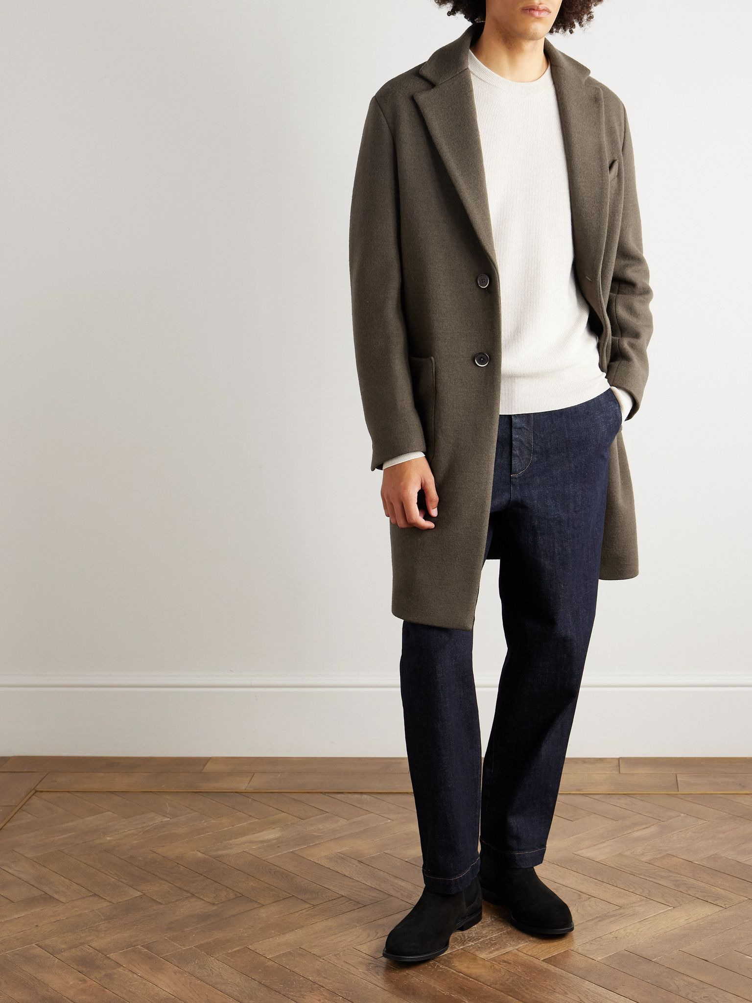 Baron Wool-Blend Coat Brown - 2