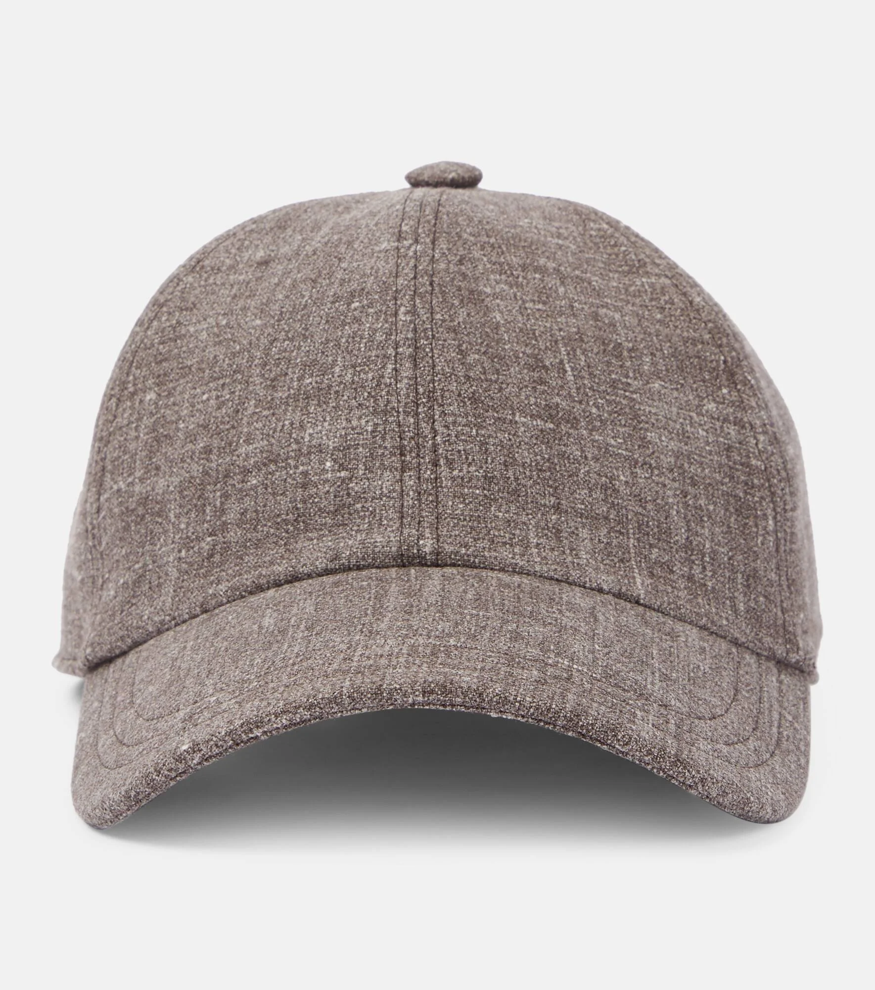 Caspian silk, linen, and wool baseball cap - 1