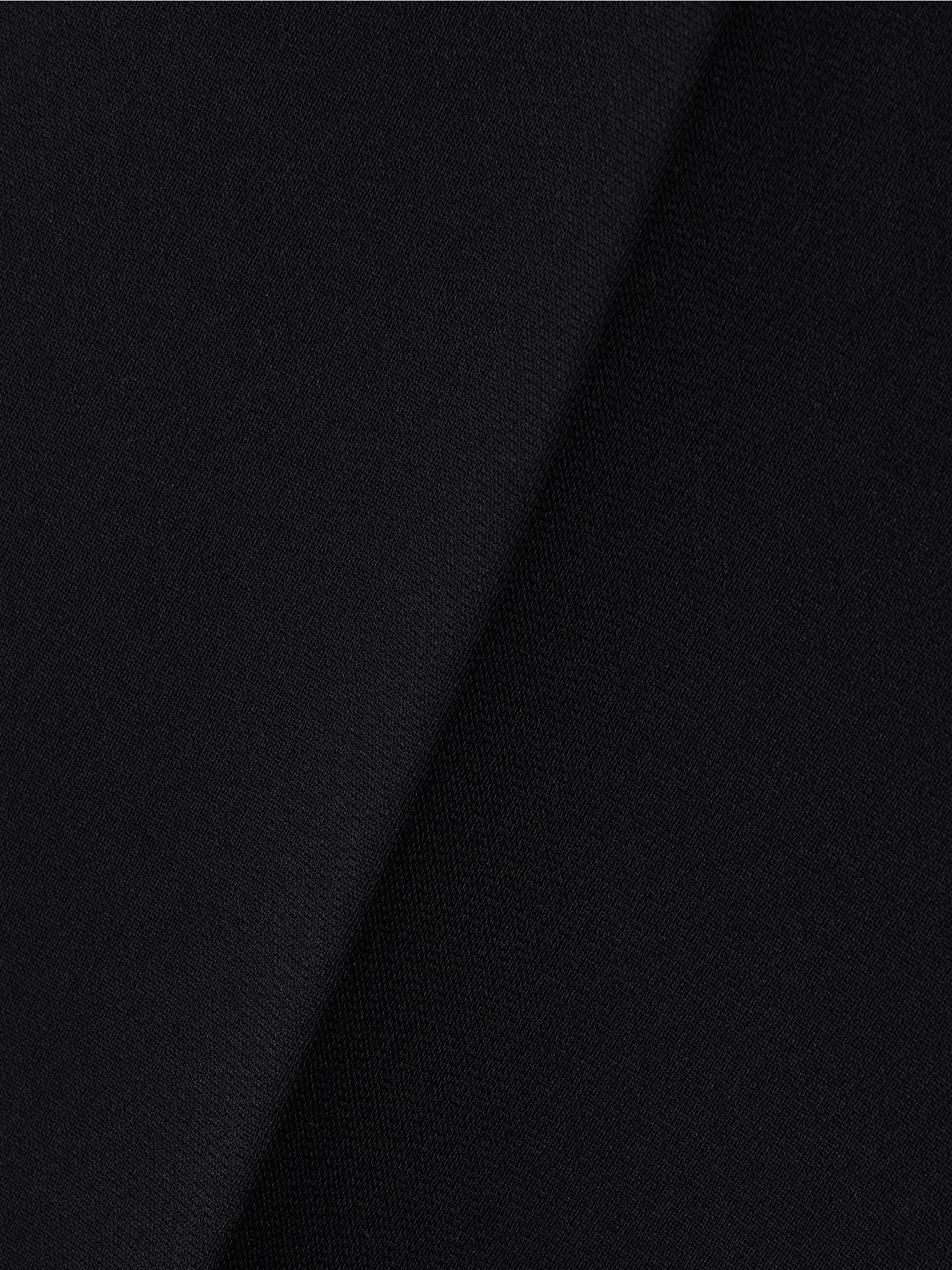 Micha satin-trimmed crepe shorts Black - 5