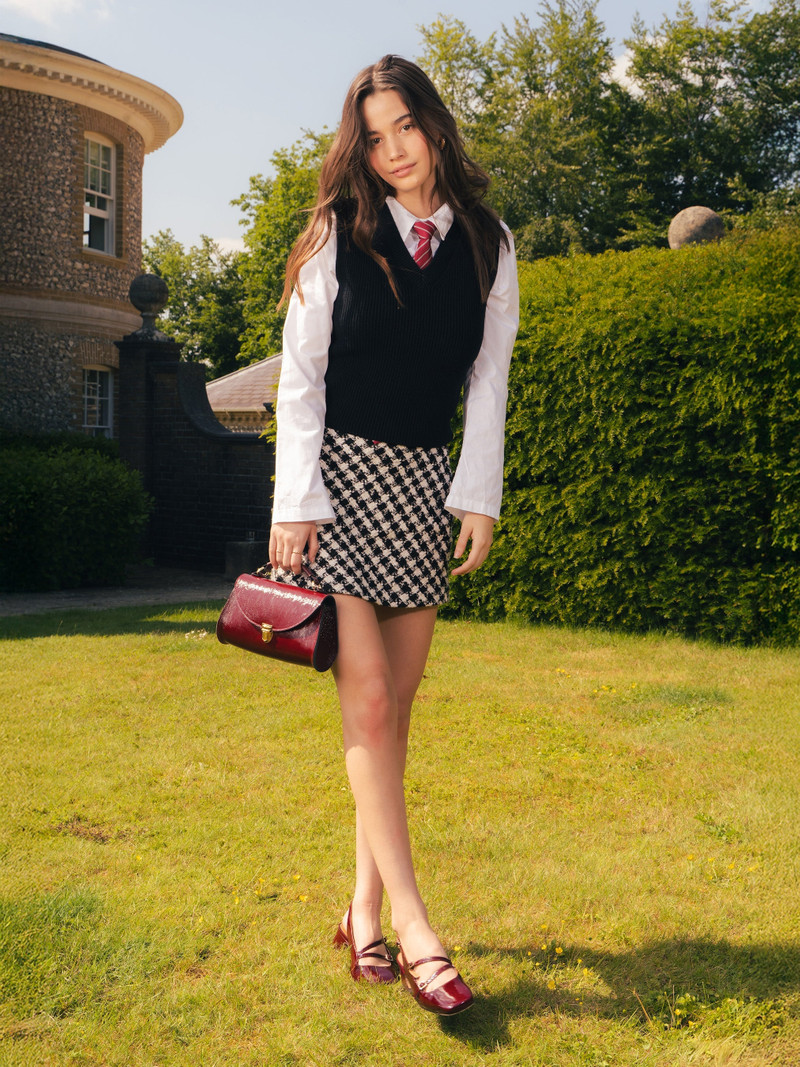 Cambridge Satchel The Mini Poppy - Oxblood Patent outlook