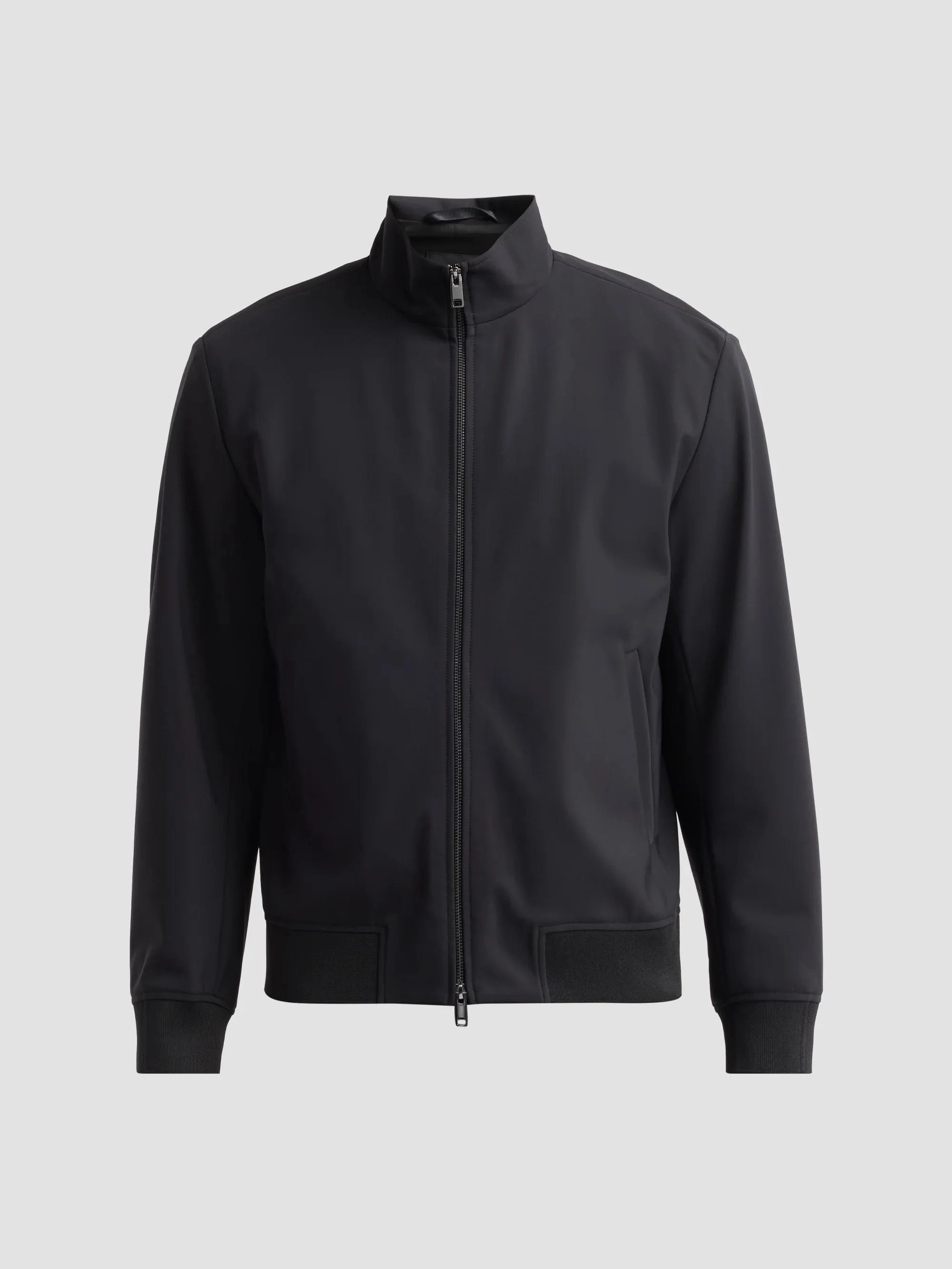 Men's Precision Ponte Bomber Jacket - Black - 1