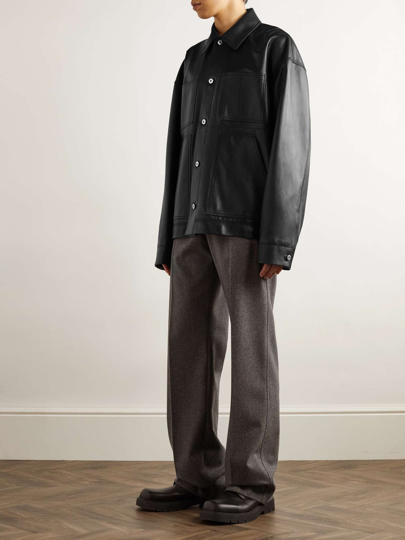 Bottega Veneta Panelled Leather Jacket outlook