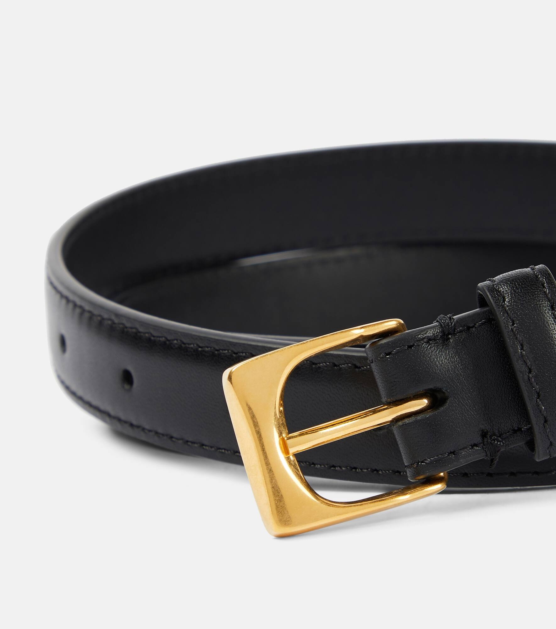 Slim leather belt - 3