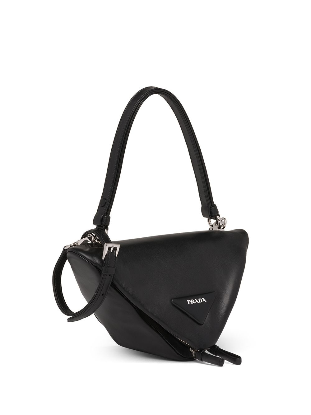 padded nappa leather top-handle bag - 3