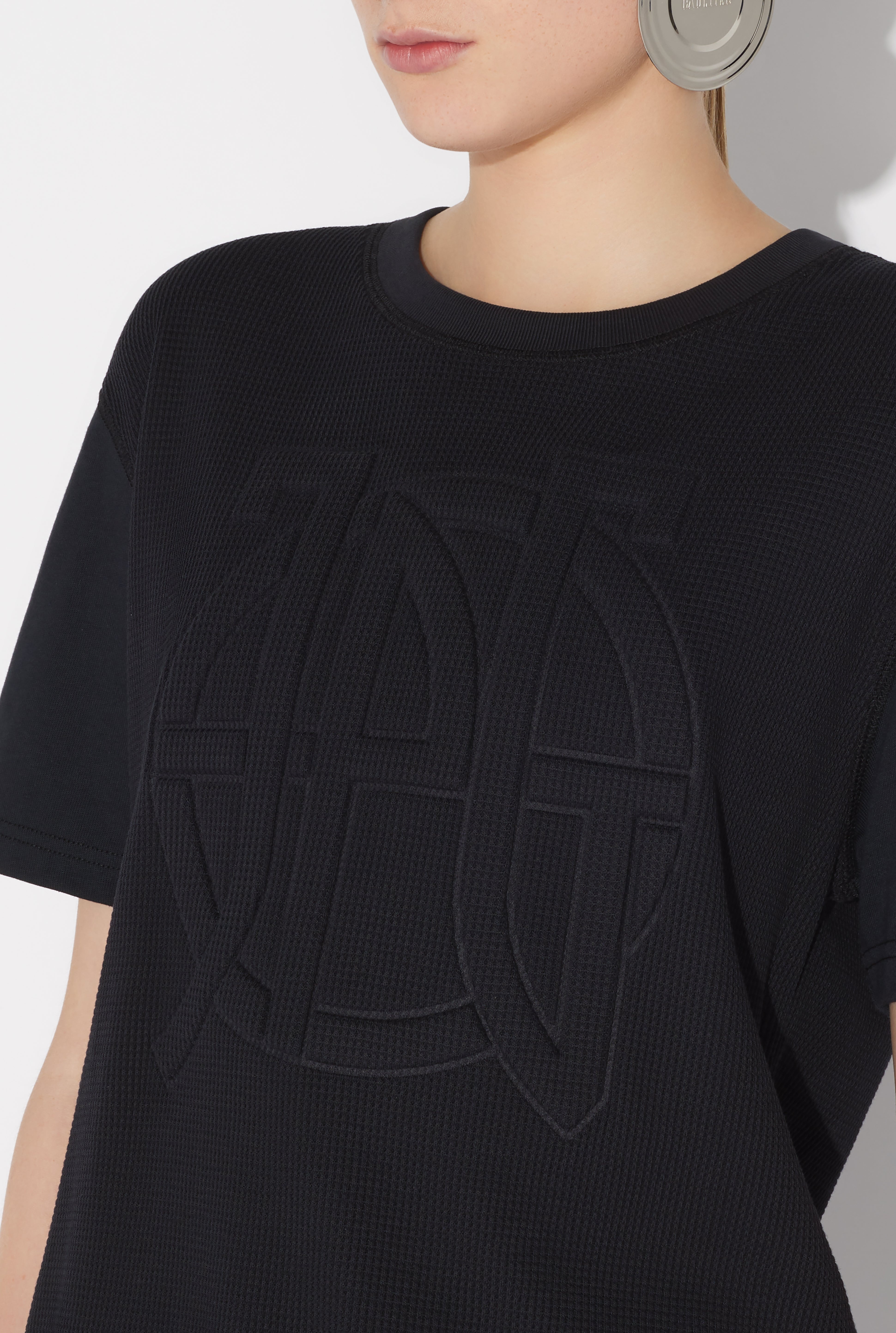 THE BLACK OVERSIZED JPG T-SHIRT - 4