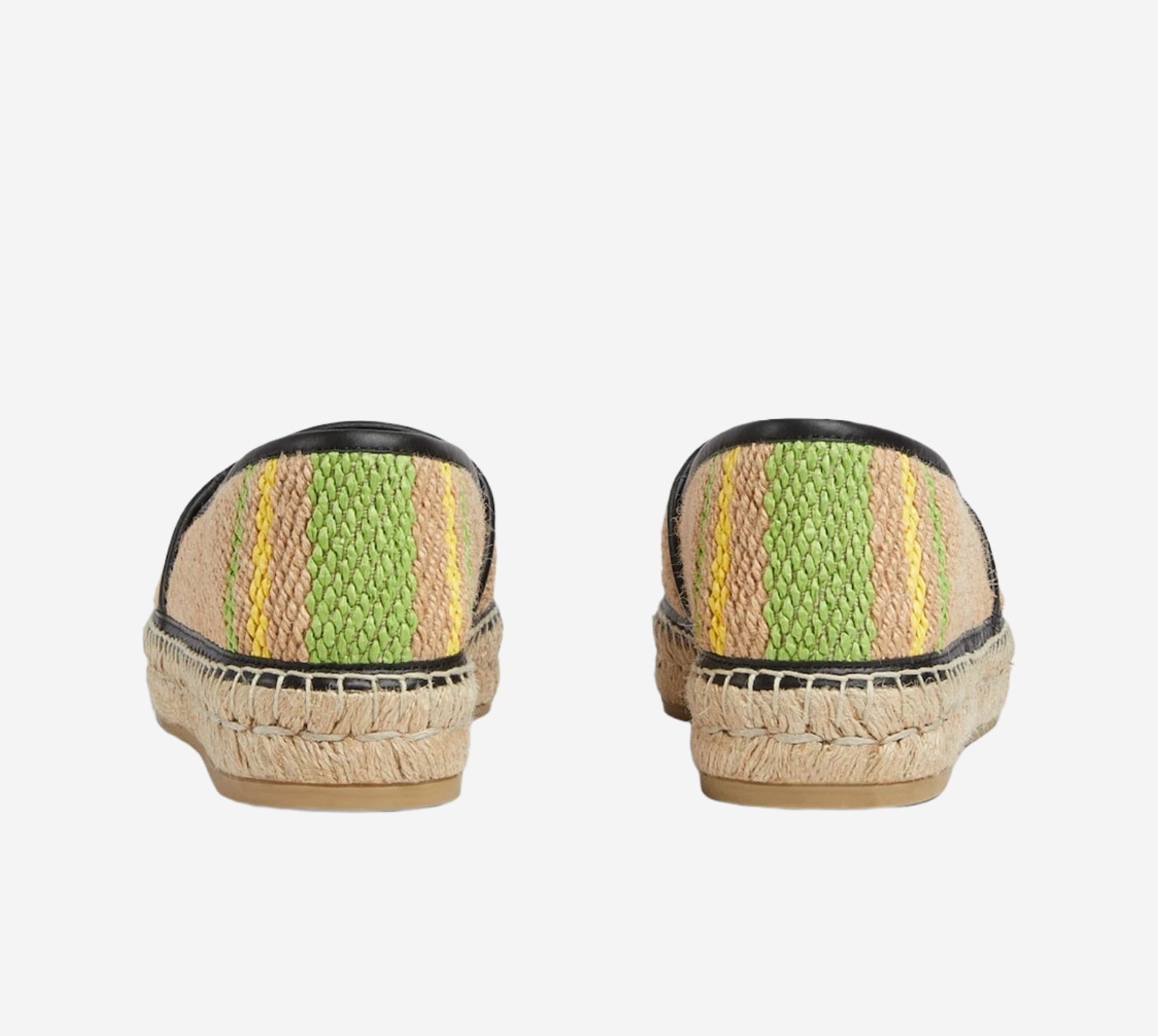 Gucci Logo Canvas Espadrille Flats - 3