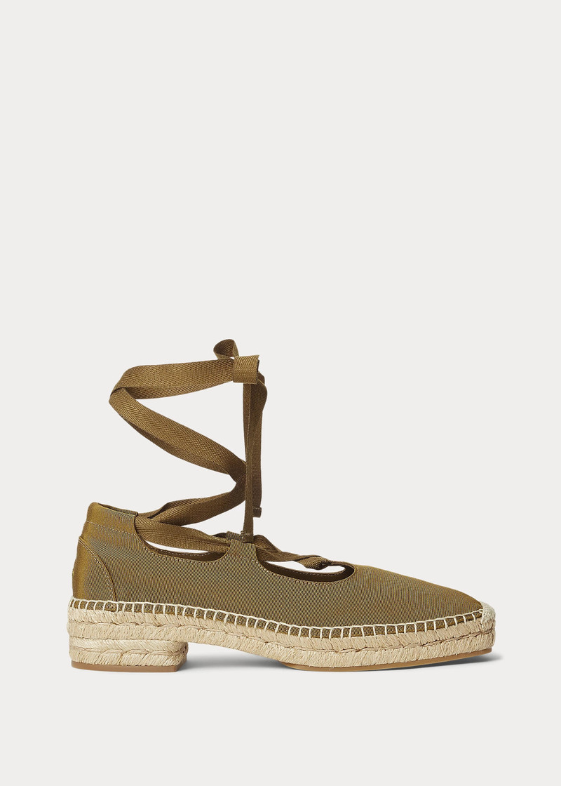 Grosgrain Lace-Up Espadrille 1