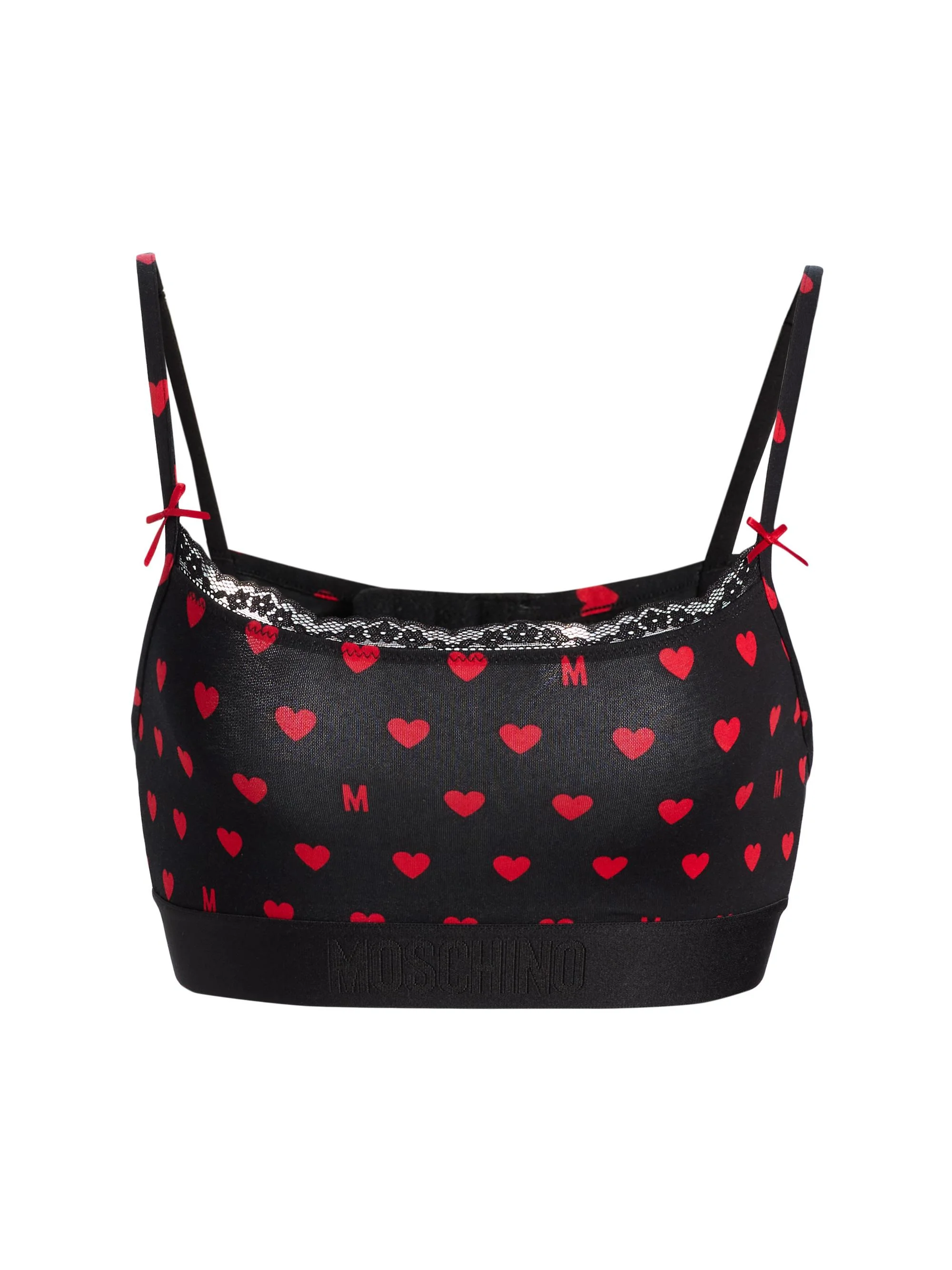 Women's Intimo Donna M Hearts Bralette - Multi Black - 1