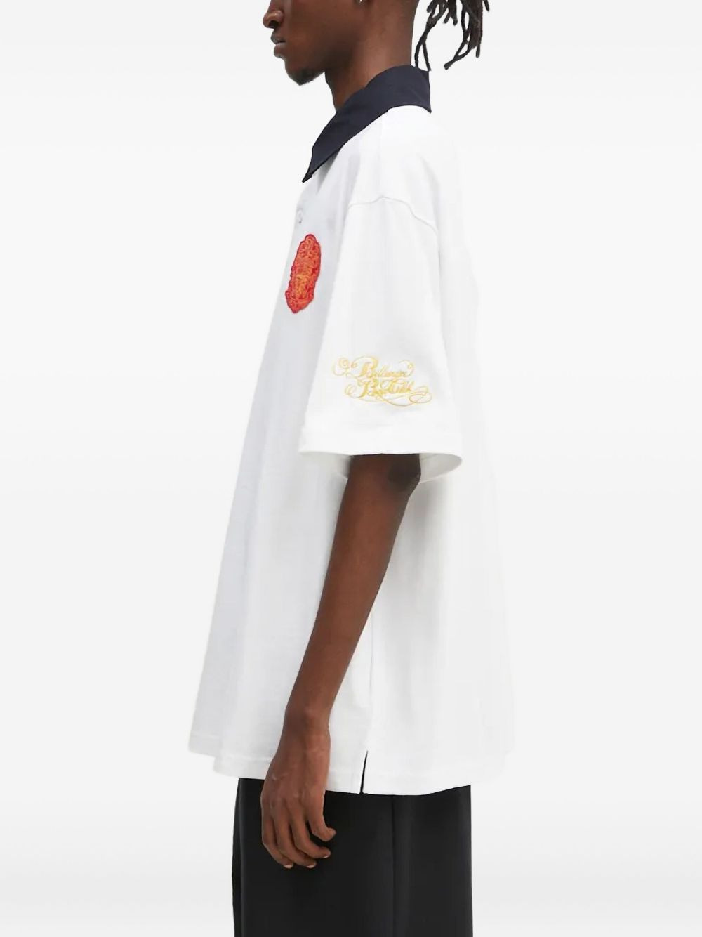embroidered polo shirt - 3