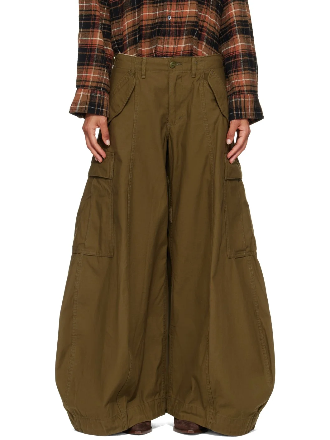 Khaki Siouxsie Field Cargo Jeans - 1