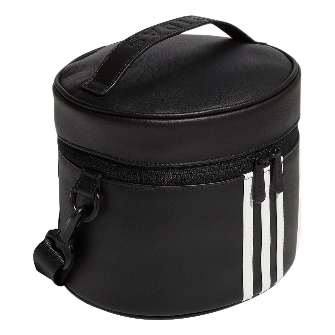 (WMNS) adidas 3-Stripes Round Bag 'Black White' HG5636 - 3