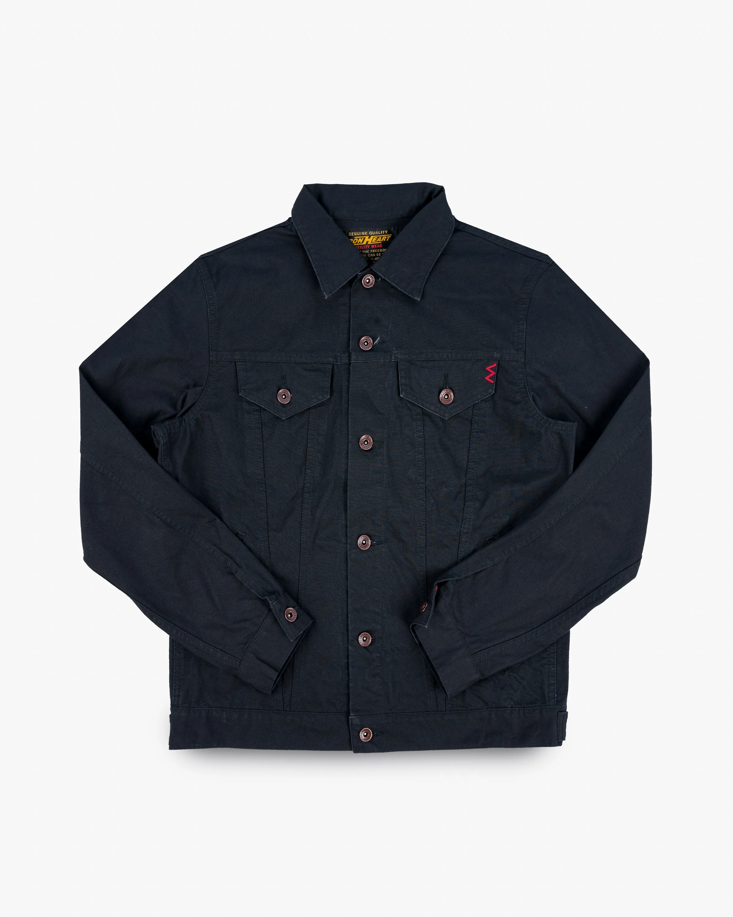 9OZ CANVAS TYPE III JACKET - BLACK - 1