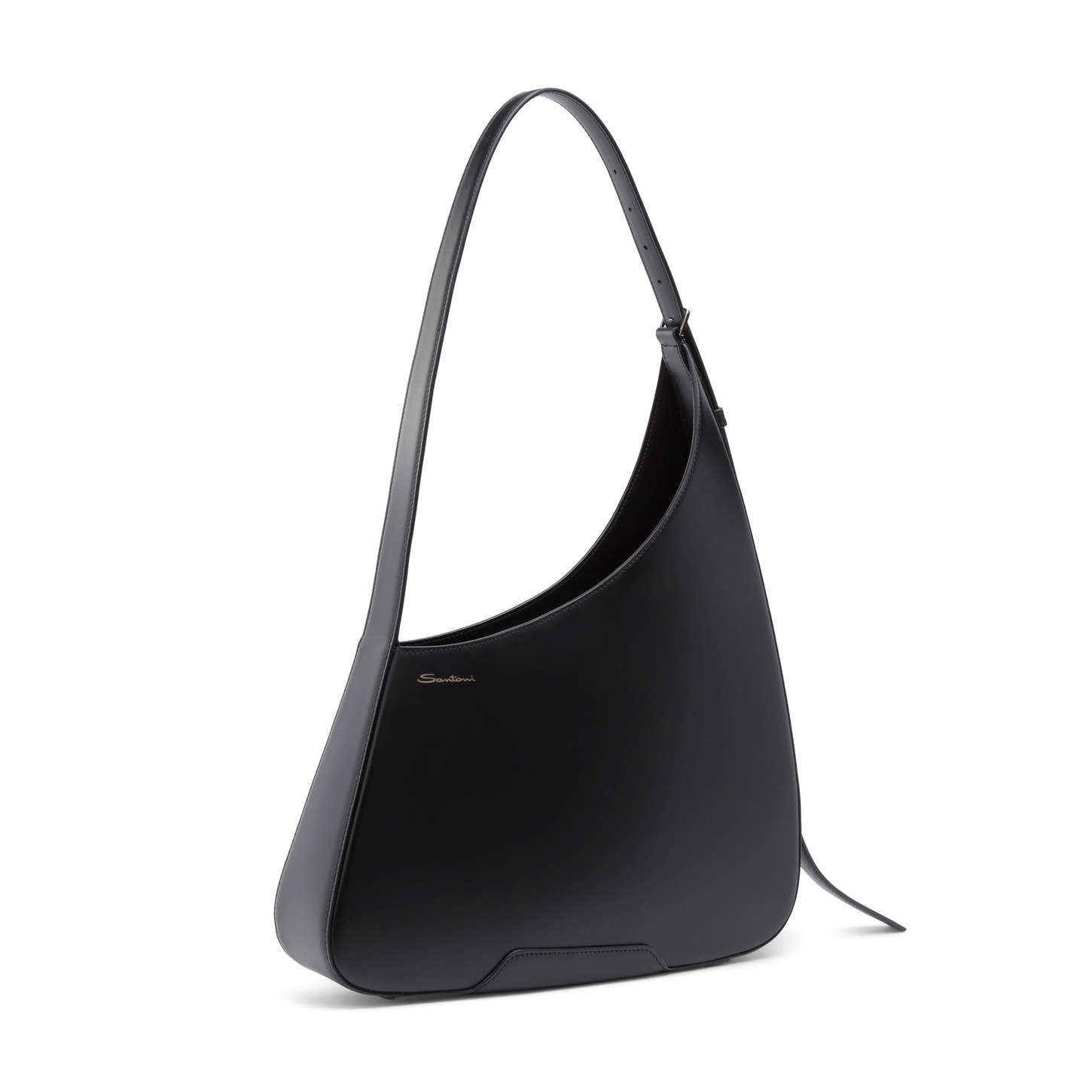 Black leather The Pluto Hobo shoulder bag - 4
