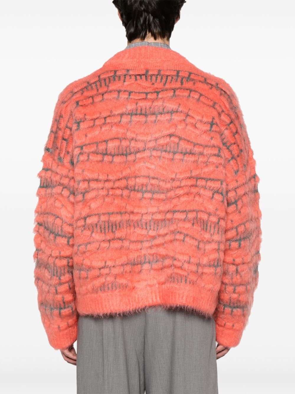 intarsia-knit cardigan - 4