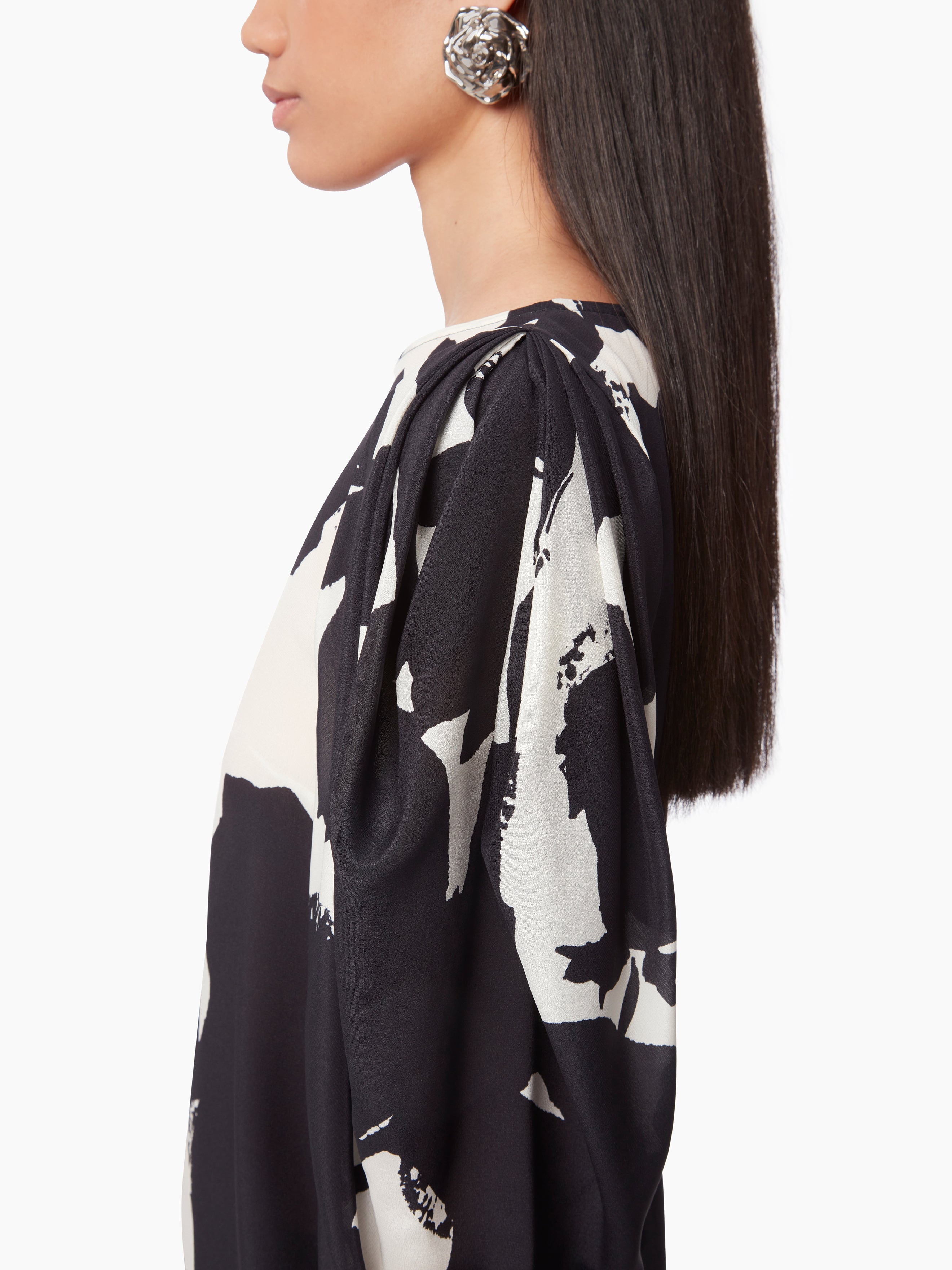 BLOUSE WITH PUFF SLEEVES - 3