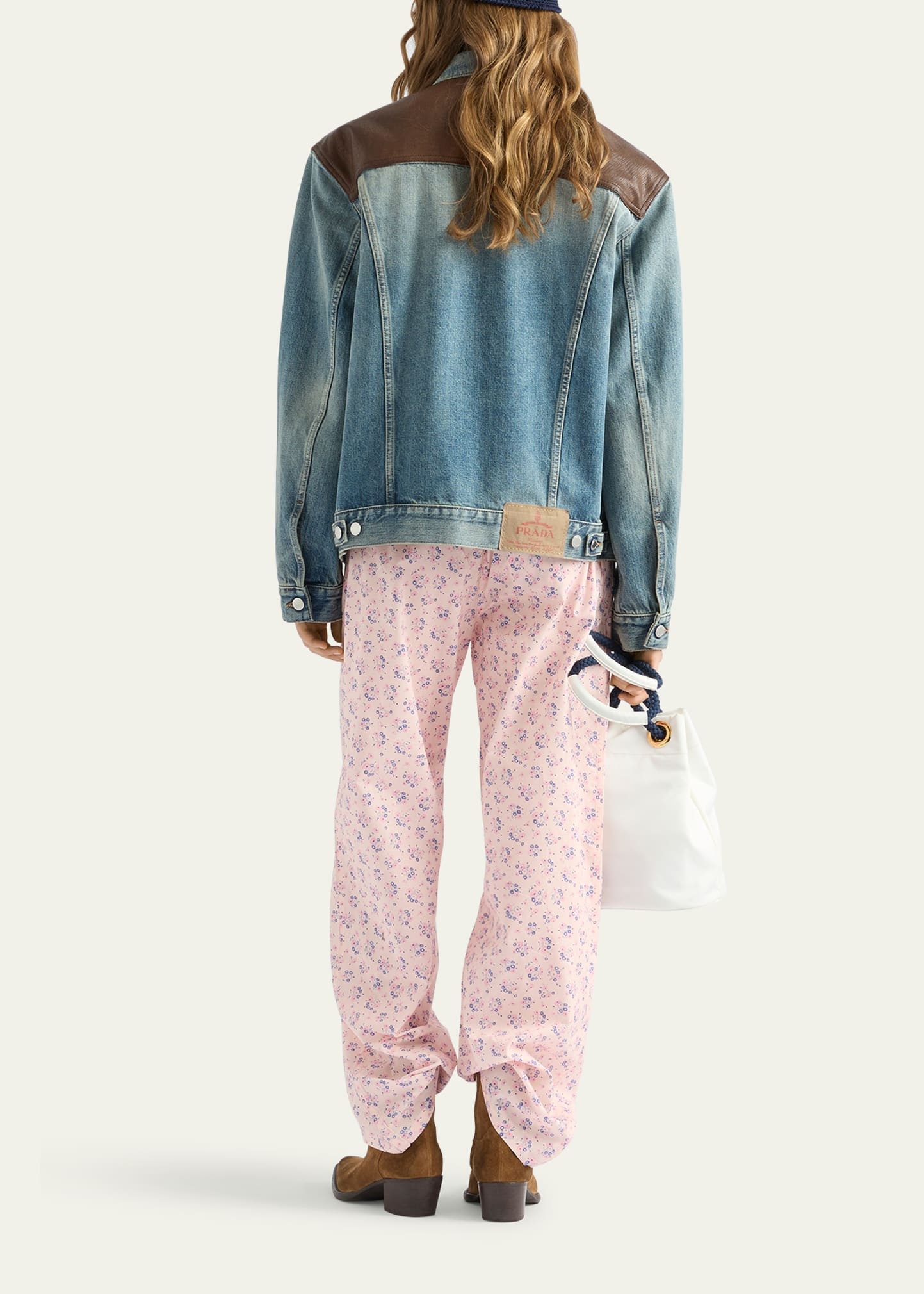 Denim and Leather Jacket - 3