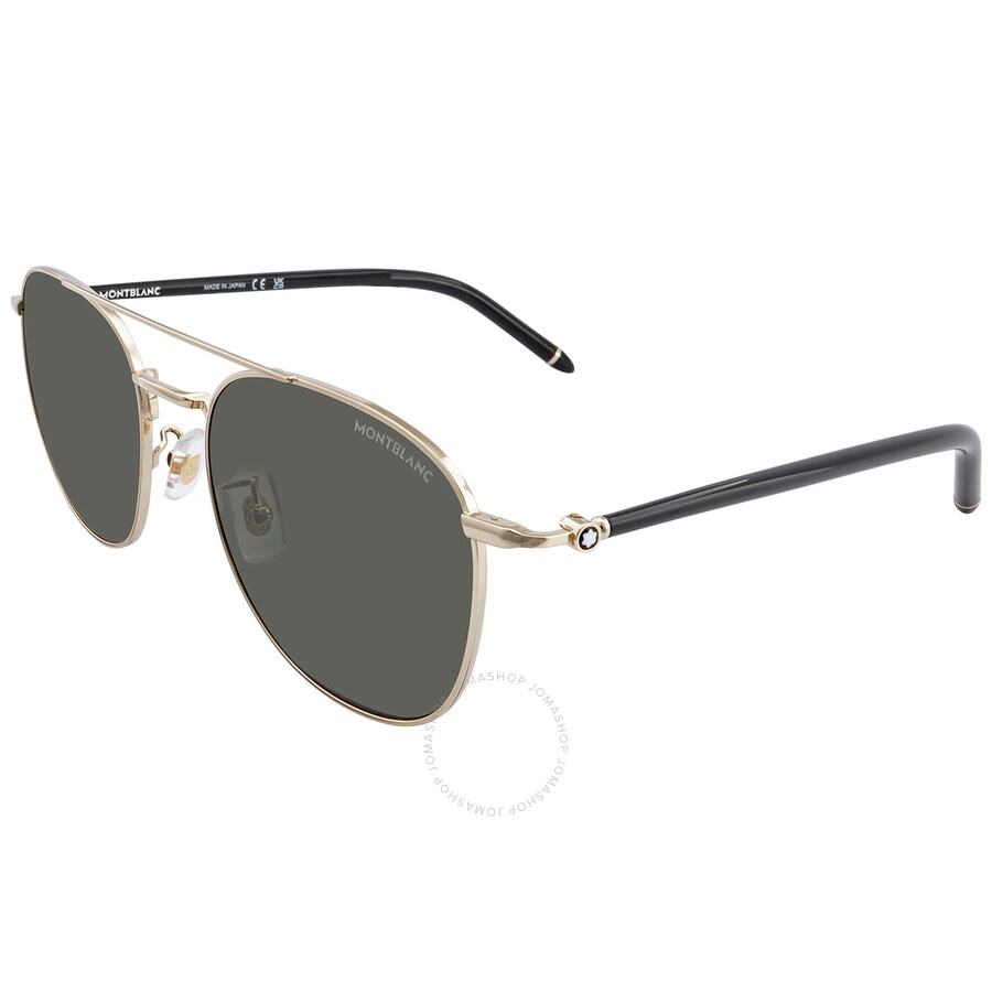 Montblanc Grey Pilot Men's Sunglasses MB0271S 006 56 - 5
