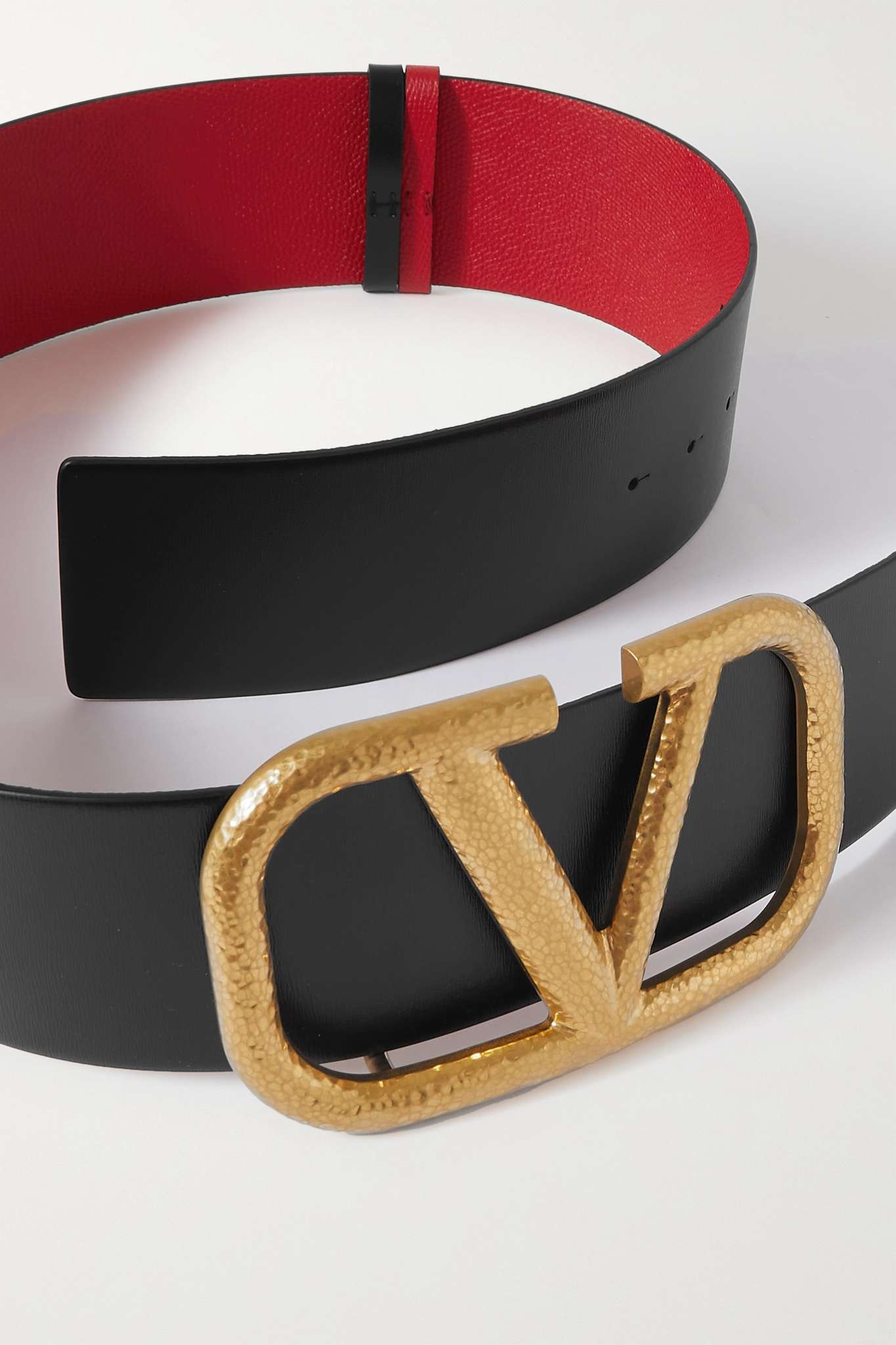 Valentino Garavani VLOGO reversible leather waist belt - 3