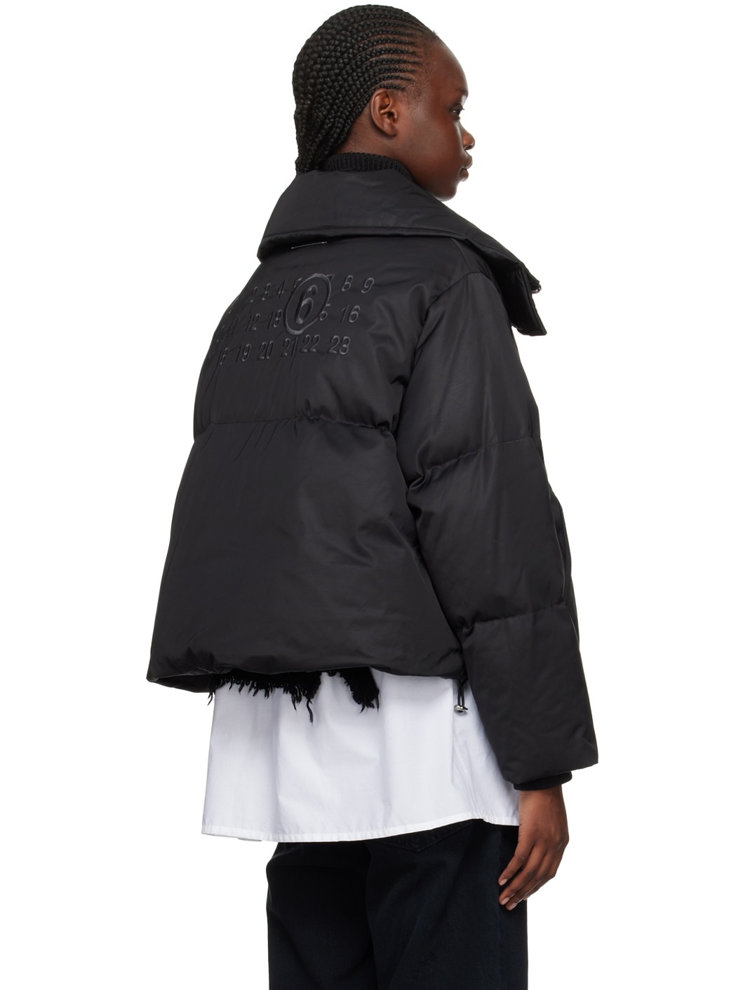 MM6 Maison Margiela Black Oversize Down Jacket