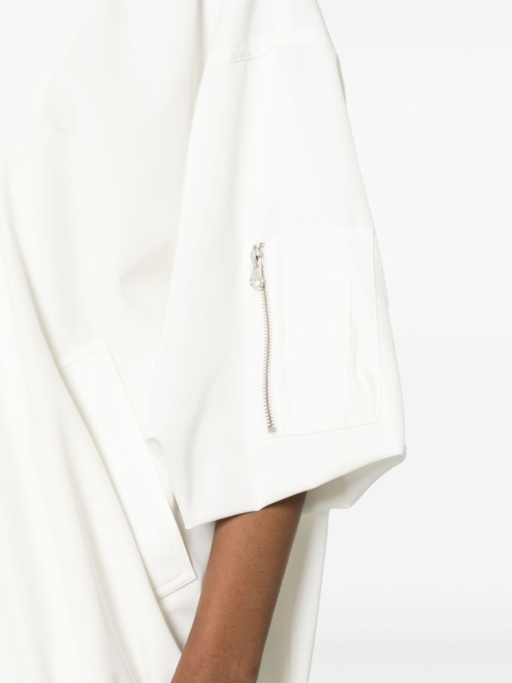 short-sleeve bomber jacket - 5