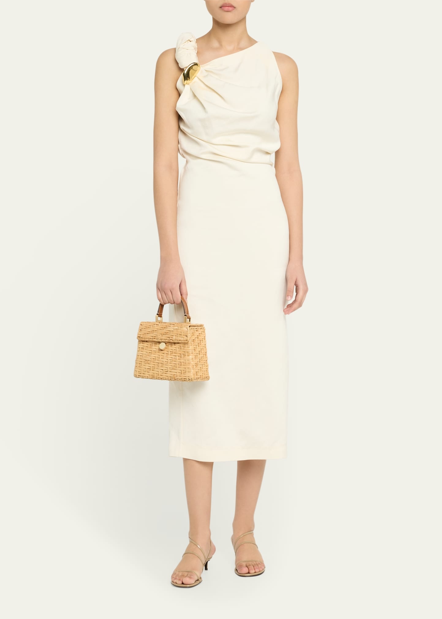 Sybil Flap Rattan Crossbody Bag - 5