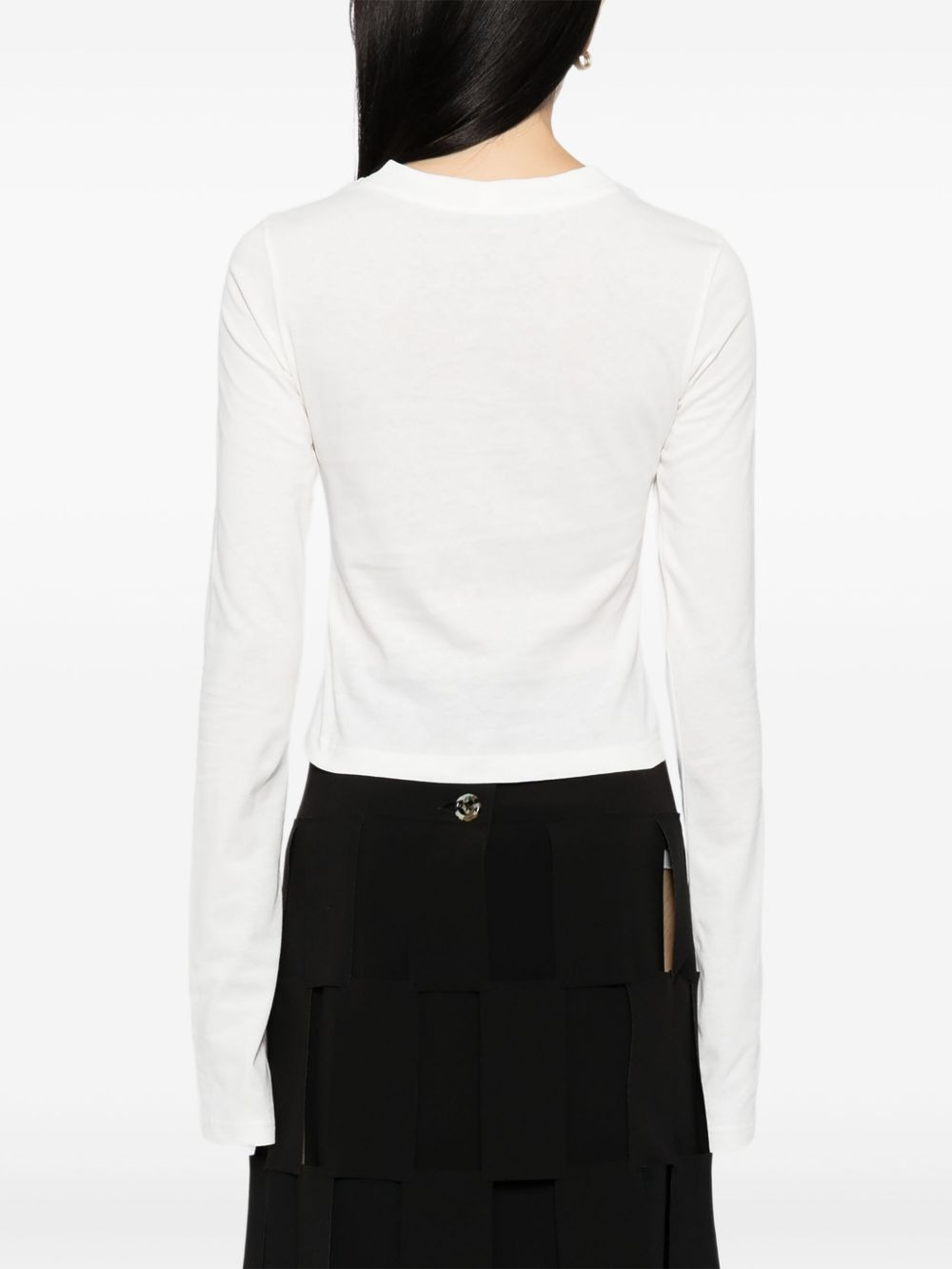 oyster graphic-printed T-shirt - 4
