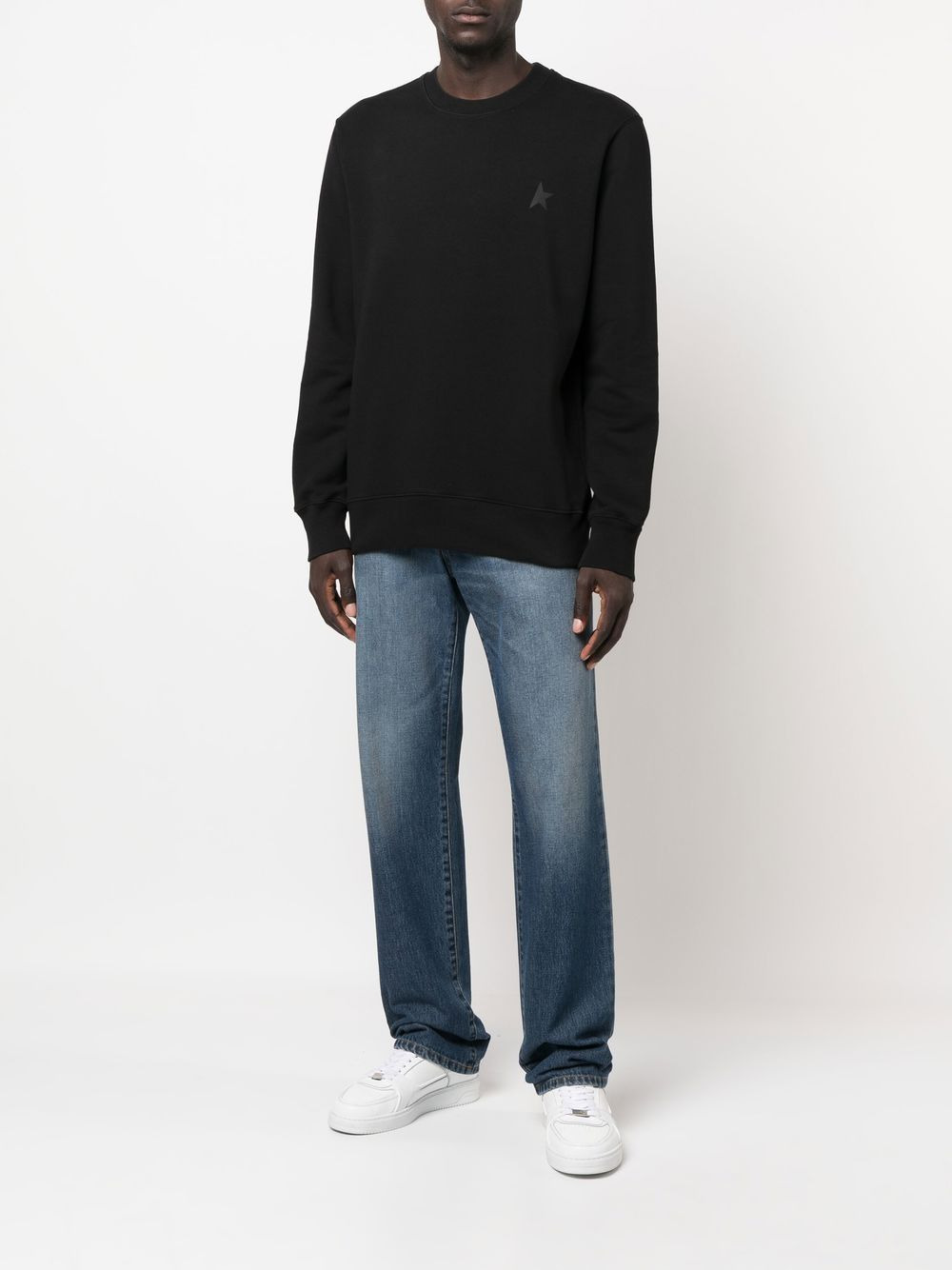 Golden Goose Men Small Star Logo Crewneck Sweatshirt - 5