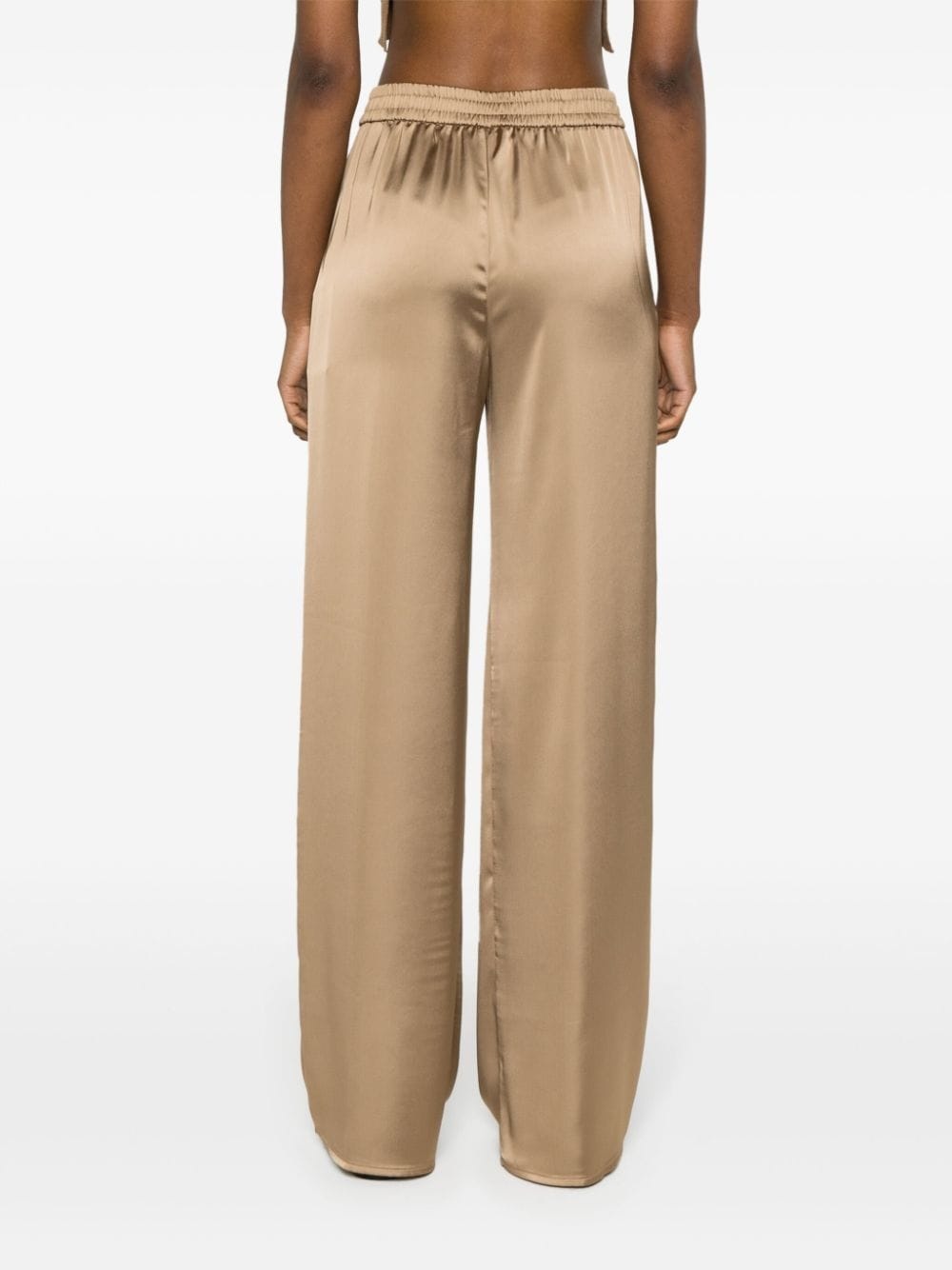 high-waist wide-leg trousers - 4