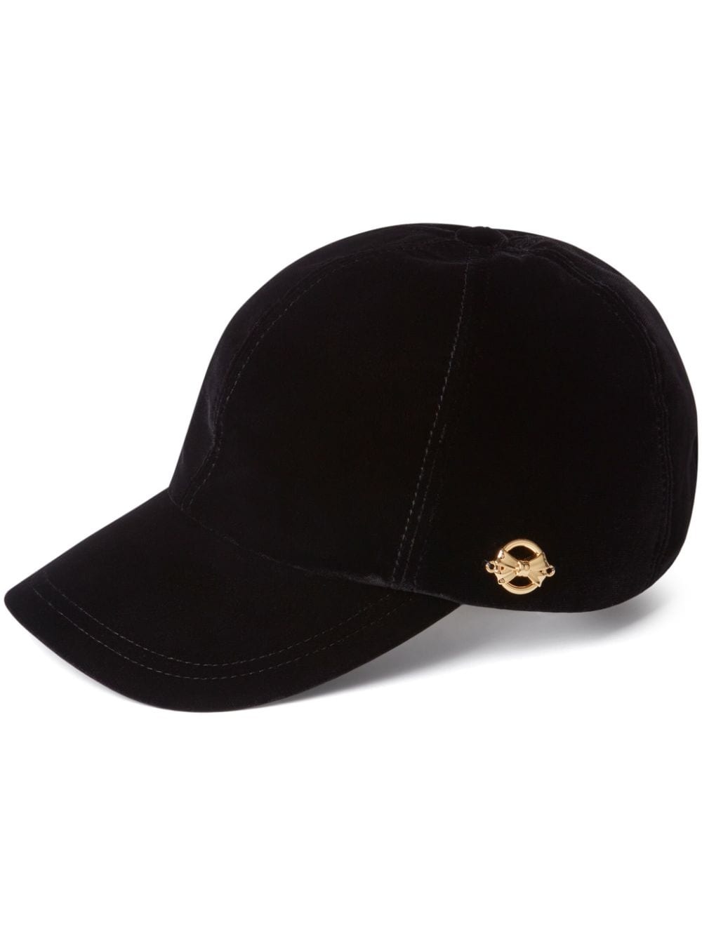velvet baseball cap - 1